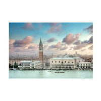 Alan Blaustein 'Piazza San Marco Panoramic Vista 1' Canvas Art