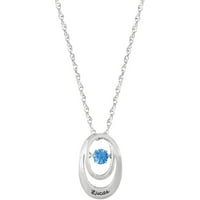 Uspomena personalizirani porodični nakit ženski istinski kamen personalizirani Skakajući dragi kamen božanski