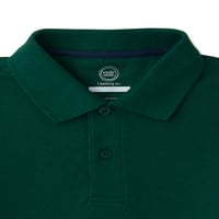 Wonder Nation Školska Uniforma Za Dječake Dugih Rukava Pique Polo Majica, 2 Pakovanja, Veličine 4-18