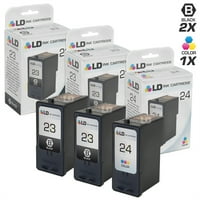 Kompatibilni Lexmark 18c crni i 18c Set kertridža u boji za X3530, X3550, X4530, X4550, Z i Z1420