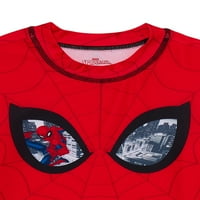 Spider-Man Boys Set štitnika za kratke rukave i kupaćih gaćica, 2 komada, veličine 4-7