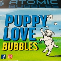 Puppy Love Bubbles, puter od kikirikija i mirisni mehurići od slanine 4oz. Boca-POP Combo Bo za pse