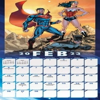 Trends International DC Comics The Justice League Wall Calendar & Pushpins
