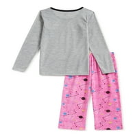 Chili Peppers Toddler Girl Girl s dugih rukava Lood Pajamas, dvodijelni set, veličina 2T-4T