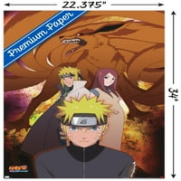 Naruto Shippuden - Zidni poster devet repova, 22.375 34