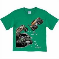 Personalizirana Majica Za Dječake Monster Jam Breakout, Zelena