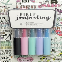 Američki Zanati Biblija Dnevnik Precizne Olovke 5 Pkg-Pasteli