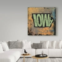 Zaštitni znak likovne umjetnosti 'Iowa' platno umjetnost umjetnosti licencirajući studio