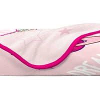 Barbie djeca svilenkasto meko plišane pokrivač, 40x50, ružičasta, mattel