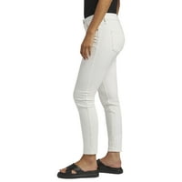 Silver Jeans Co. Ženske uske farmerke Suki srednjeg rasta, veličine struka 24-34