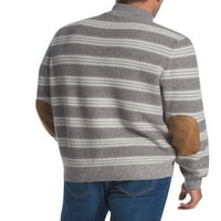 Chaps muški Dugi rukav klasični fit Stripes džemper sa kopčanjem vrata