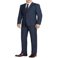 Muško 2-Dijelno odijelo Classic Fit dva dugmeta Premium vuneno odijelo