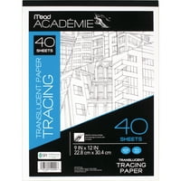 Mead, Mea54090, Academie Transicent Tracing Paper Paper Paper, svaki