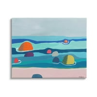 Moderne Plutajuće Plutače Na Plaži Obalna Galerija Slika Umotana U Platno Print Wall Art