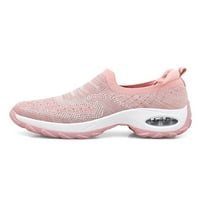 RotoSW ženske patike za hodanje kliznu na casual cipele Teretana tenisice Pink 5.5