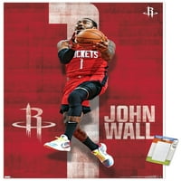 Houston Rockets - John Zidni Zidni Poster, 22.375 34
