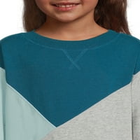 Wonder Nation djevojke Fleece pulover Top i Joggers Set, 2 komada, veličine 4 - & Plus