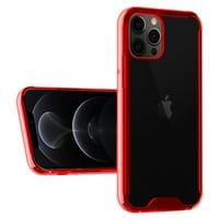 Pc09-iphone2067rd: iPhone Pro Ma futrola za branik u crvenoj boji za upotrebu sa Apple Iphone Pro Ma 3-pack