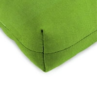 Jordan Manufacturing 19 19 Veranda Citrus zeleni čvrsti kvadratni Čupavi vanjski pleteni jastuk za sjedište