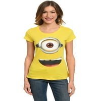 Juniors Minions Lice Žuta Opremljen T-Shirt