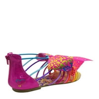Nickelodeon Jojo Siwa sandale za male i velike djevojke Rainbow Gladiator