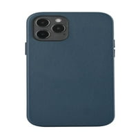 proHT Premium plava kožna torbica za iPhone Mini