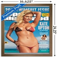 Sports Illustrated: Kupaći Kostim Izdanje-Kate Upton Cover Wall Poster, 14.725 22.375 Framed