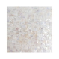 Tiles-Peel & Stick Mother of Pear 11. unutra. 11. unutra. Zidna Pločica Sa Mozaikom Sa Kvadratnom Školjkom