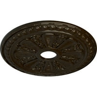 Ekena Millwork 1 2 od 7 8 ID 1 P Bristol plafon medaljon, Ručno obojene Bronze