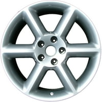 Obnovljeni OEM aluminijumski aluminijumski točak, srebro, odgovara 2003-Nissan 350Z