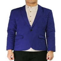 Jedinstveni povoljni muški sako s sakoom s jednim dugmetom s tankim Krojem Casual sportskog kaputa