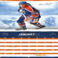 Trendovi Međunarodni Wayne Gretzky Zidni Kalendar I Magnetni Okvir