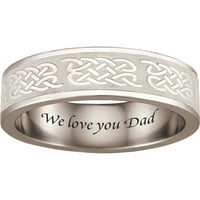 Personalizirani porodični nakit muški Keltski prsten od nehrđajućeg čelika