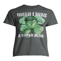 Marvel The Incredible Hulk muške dan Svetog Patrika Irski bio sam superheroj grafički Tee