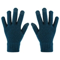 Vuna pletena dodirna zaslona osjetljivih na dodir muškarci i žene Zimske tople rukavice