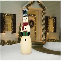 Vrijeme odmora svjetlo-up snjegović za unutarnji vanjski Božić dekor, 66IN