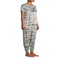 Tajno blago žensko i žensko Plus Camo PJ Set