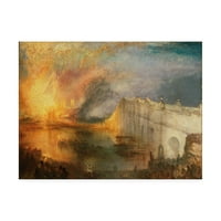 Zaštitni znak Likovna umjetnost' paljenje Doma lordova ' platnena Umjetnost Turnera