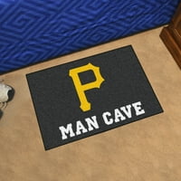 - Pittsburgh Pirates Man pećina Starter Rug 19x30