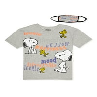 Peanuts Snoopy Juniors' grafička majica sa maskom