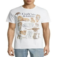 Cool mačke i mačići muška i velika Muška grafička majica