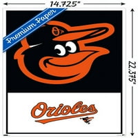 Baltimore Orioles - Logo Zidni Poster, 14.725 22.375