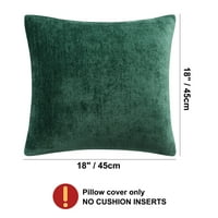 Jedinstveni set mekih vodoodbojnih Navlaka za jastuke smaragdno zelena