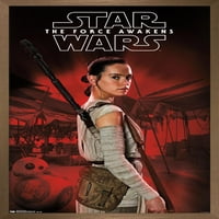 Star Wars: Sila budi - zidni poster za rey osoblje, 14.725 22.375