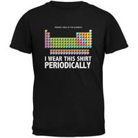 Nosite ovu majicu periodično majica za muškarce crni pamučni kratki poklon