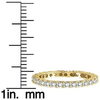 14k žuto zlato CT TDW dijamant vječnost bend prsten