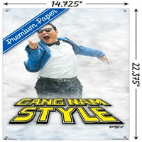 Zidni Poster sa Psy tačkom sa potisnim iglama, 14.725 22.375
