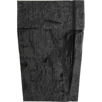 Ekena Millwork 8H 10 D 60 W ručno tesani komplet kamina od Fau drveta sa Ashford Corbelima, brušena medena