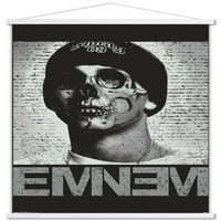 Eminem-zidni Poster sa drvenim magnetnim okvirom, 22.375 34