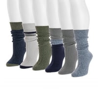 Muk Luks ženska čarapa za čizme do sredine teleta, 6 pakovanja